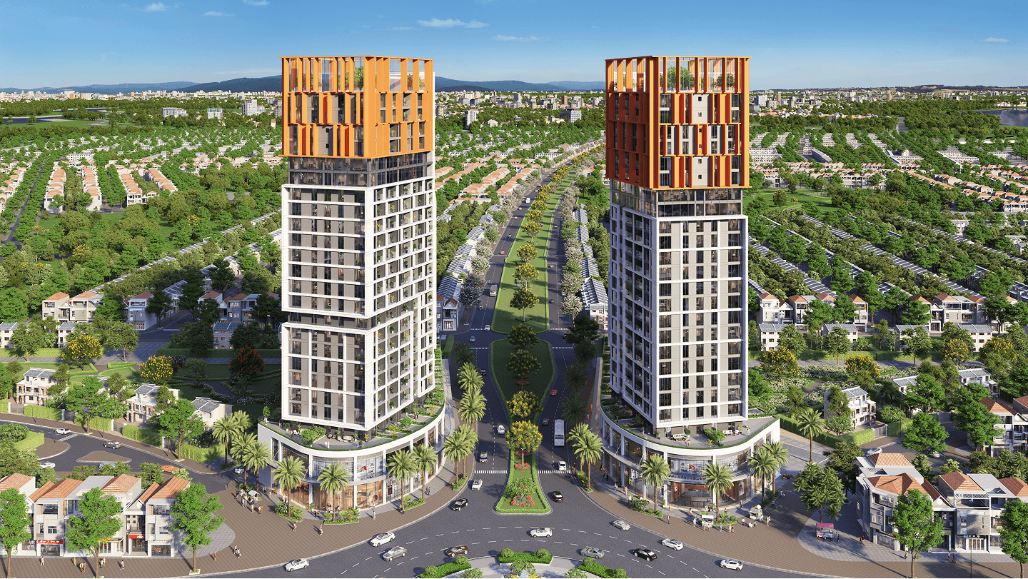 Toàn cảnh dự án Cora Tower Đà Nẵng